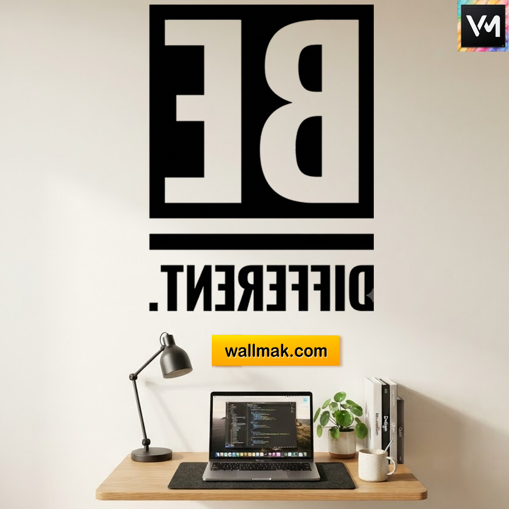 Be Different Motivational Wall Sticker