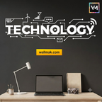 Technology Wall Art Office Sticker