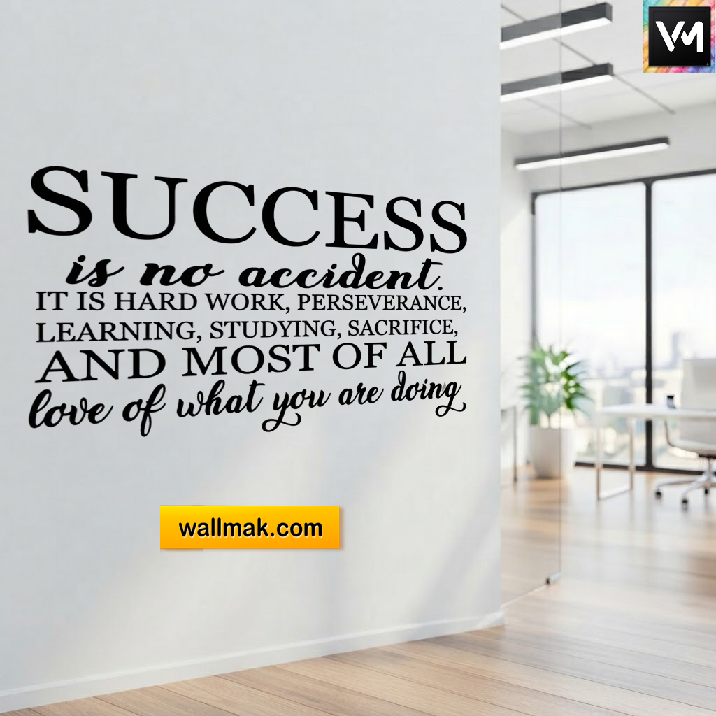 Success Quotes Office Wall Sticker