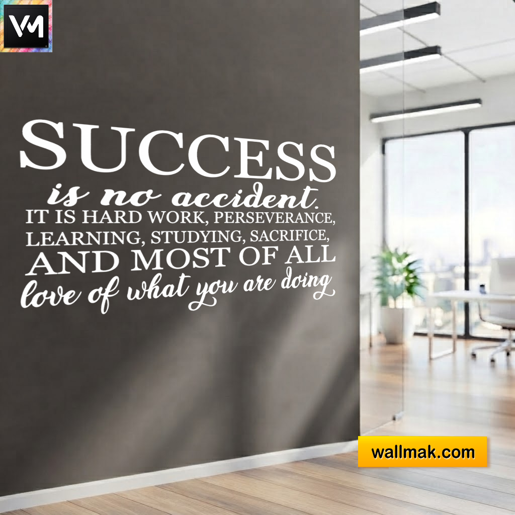 Success Quotes Office Wall Sticker