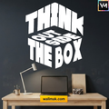 Think Out of the Box Quotes Wall Sticker