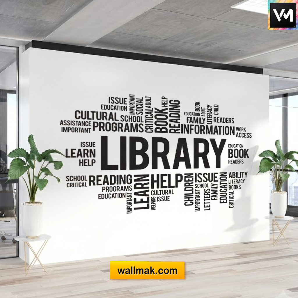 Office Word Cluster Wall Sticker
