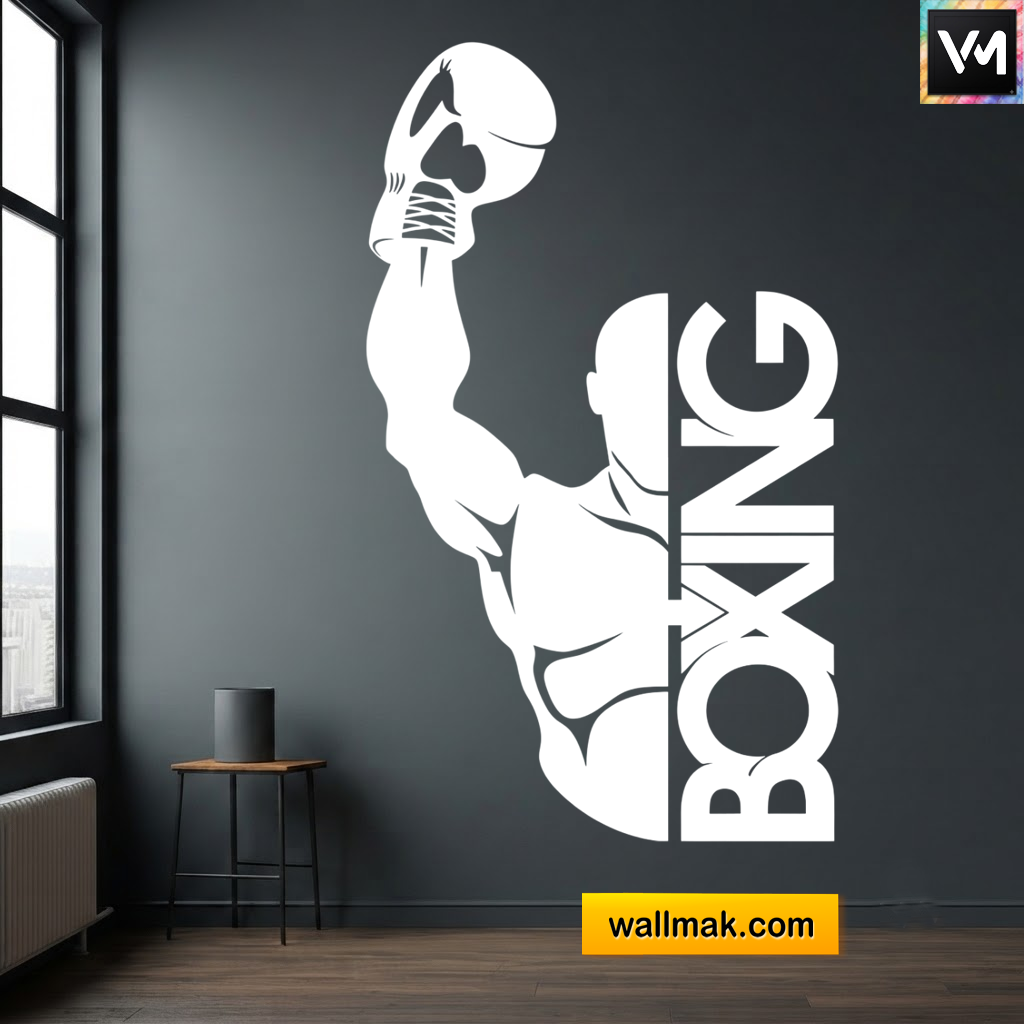 Boxing Sports Wall Sticker for Gym