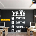 Team Together Everyone Achieve Office Wall Sticker