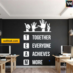Team Together Everyone Achieve Office Wall Sticker