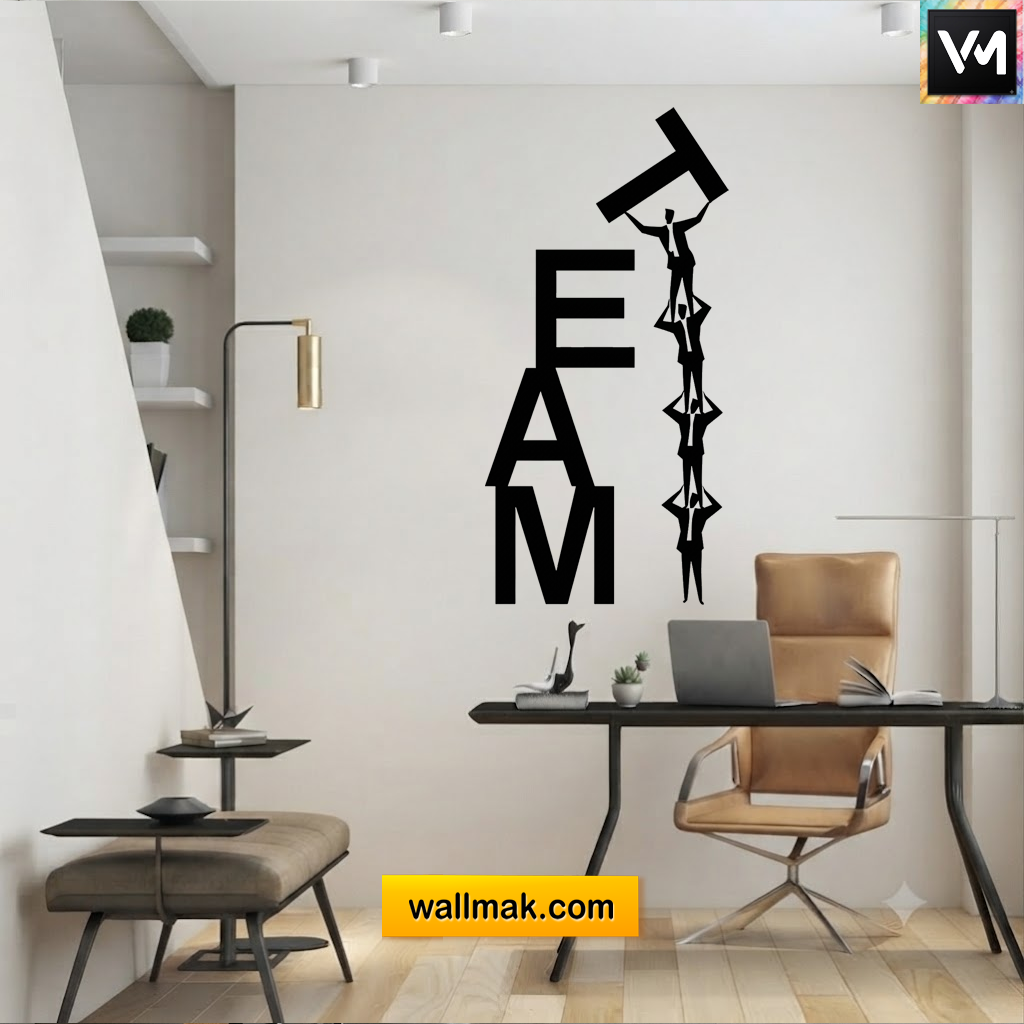 Team Office Art Wall Sticker
