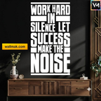 Work Hard In Silence Motivational Wall Sticker