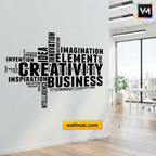 Office Word Art Typography Wall Sticker