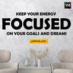 Focused Typography Wall Decal