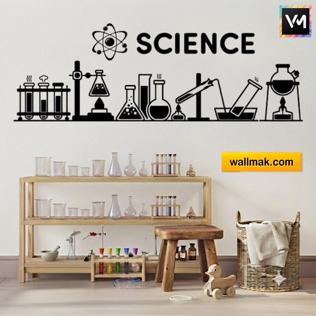 Science Lab Classroom Wall Sticker