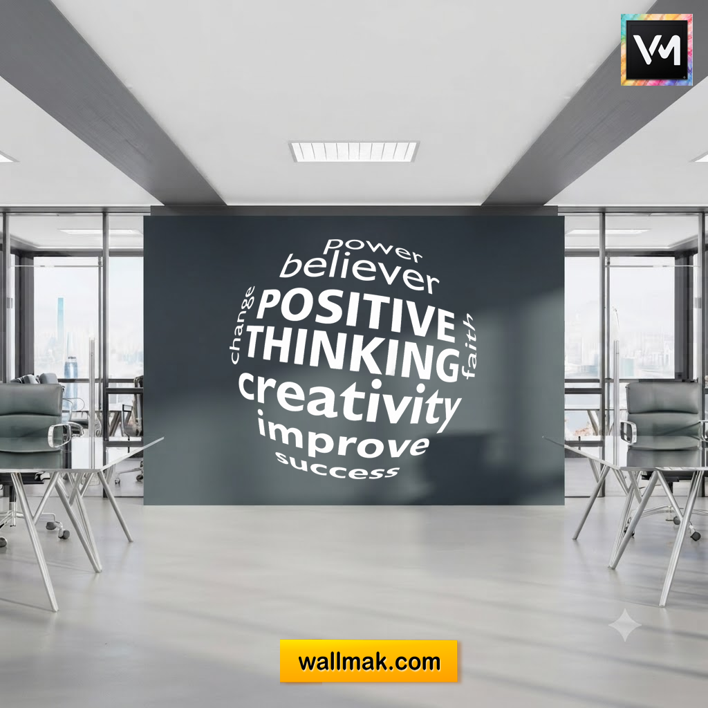 Positive Thinking Quotes Wall Sticker
