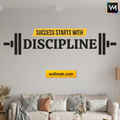 Success Starts With Discipline Motivational Wall Sticker
