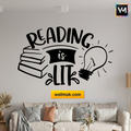 Reading Is Lit Wall Sticker for Study Room