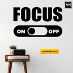 Focus Motivational Wall Sticker