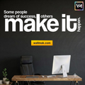 Some People Dream of Success Wall Sticker