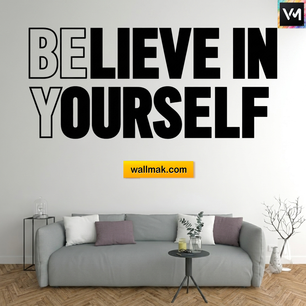 Believe in Yourself Motivational Wall Sticker