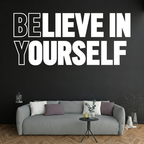 Believe in Yourself Motivational Wall Sticker