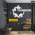 Teamwork Minimalist Office Wall Decal