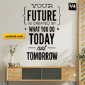 Your Future Is Created by What You Do Today Wall Sticker