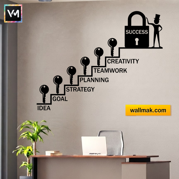 Office Motivational Staircase Wall Sticker