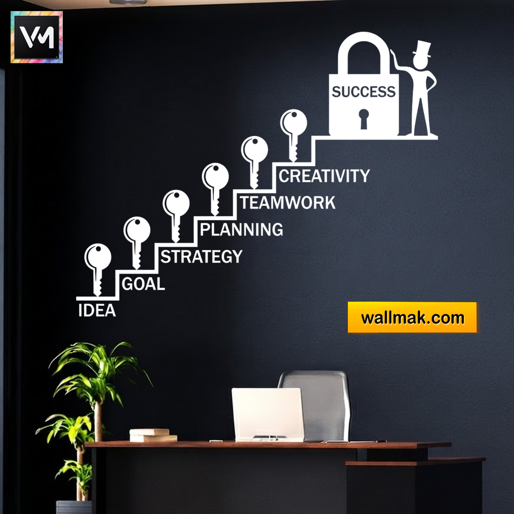Office Motivational Staircase Wall Sticker