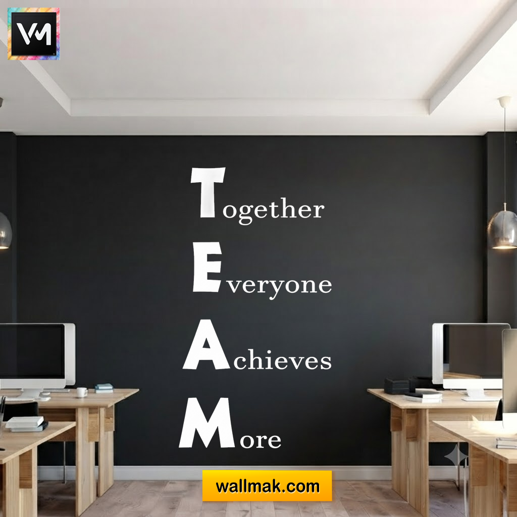 Together Everyone Achieves More Office Wall Decal